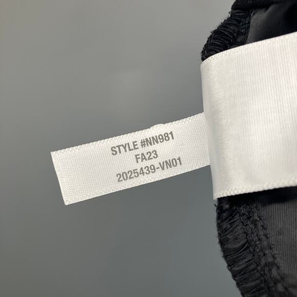 NWT MADEWELL The Rosedale High-Rise Straight Pant in Crepe Black 0 - Picture 7 of 7